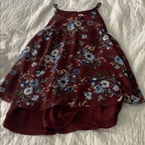floral tank top
